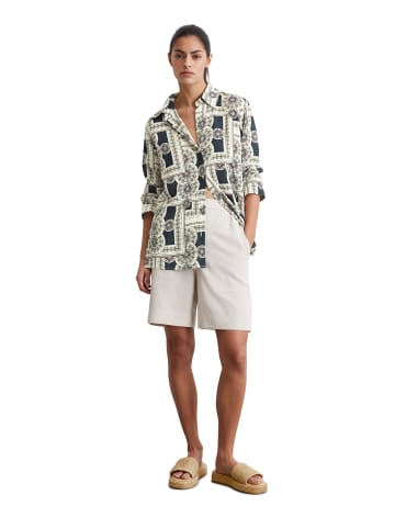 Marc O'Polo Bluse relaxed in multi/muted blue