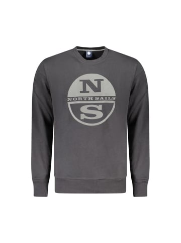 North Sails Schwarzes Baumwoll-Sweatshirt