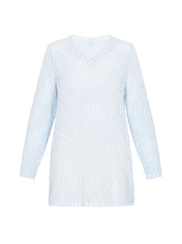 VIRITA Women Sweater in Light Blue Multicolor