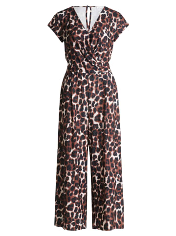 BETTY & CO Jumpsuit kurzarm in Brown/Nature