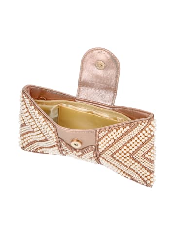 faina Women Clutch in Champagne