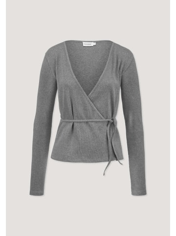 Hessnatur Rib Longsleeve in grau