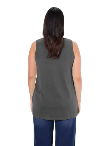 Ulla Popken Strick-Top in graphitgrau