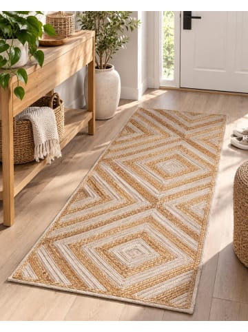 Beliani Kurzflor PIRLI in Beige - (W) 80 x (H) 1.2 x (L) 150 cm