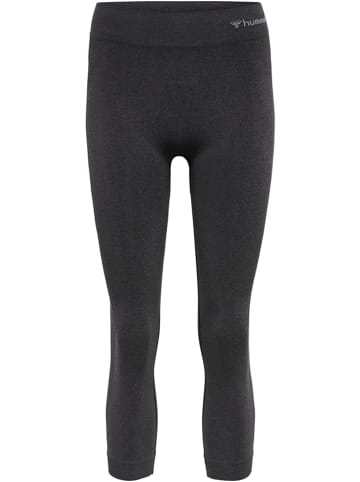 Hummel Hummel 3/4 Leggings Hmlci Yoga Damen Schnelltrocknend Nahtlosen in BLACK MELANGE