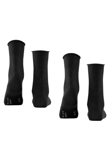 Falke Socken 2er Pack in Schwarz