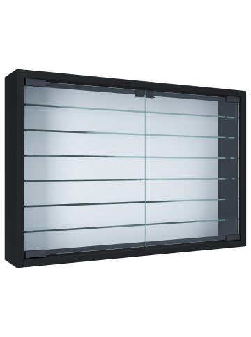 VCM  Hängevitrine Wandvitrine Mandosa XL in Schwarz