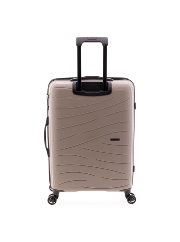 Gladiator 1700 4 Rollen Trolley 68 cm mit Dehnfalte in beige