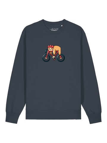 wat? Apparel Sweatshirt Sloth in India Ink Grey
