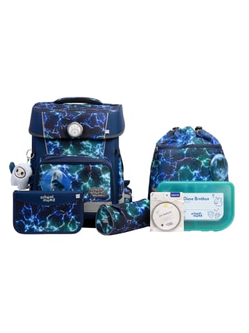 SCHOOL-MOOD Champion Pro Schulranzen-Set 7-teilig Wolf