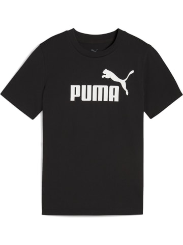Puma T-Shirt "ESS No.1 Logo Tee B" in Schwarz