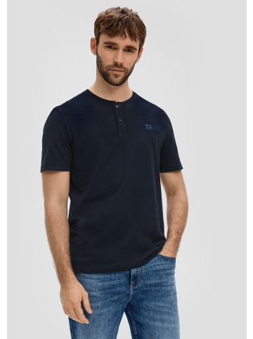 s.Oliver T-Shirt kurzarm in Blau