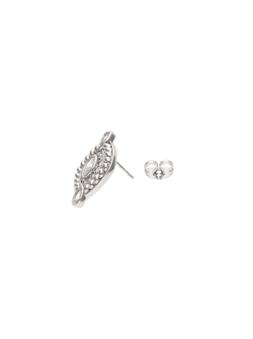 gaya Women Earrings in Silver White