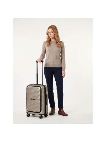 Stratic Bright + 4 Rollen Kabinentrolley 55 cm Laptopfach champagne