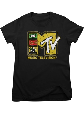 MTV Shirt "MTV Video Music Awards Sketch Logo Girly Tee" in Schwarz