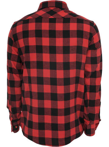 Urban Classics Flanell-Hemden in blk/red