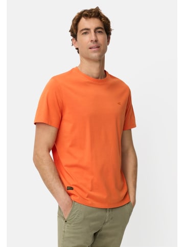 Camel Active fleXXXactive® T-Shirt mit Rundhalsausschnitt in Orange