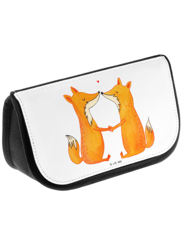 Mr. & Mrs. Panda Kulturbeutel Füchse Liebe ohne Spruch in Weiß