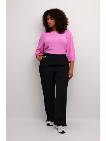 KAFFE curve Hose KCsigne Regular fit in Black Deep