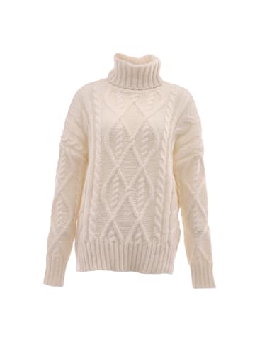 Sookie Damen Rollkragenpullover in WOLLWEISS