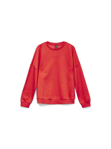 Vero Moda Sweatshirt in Fiery Red