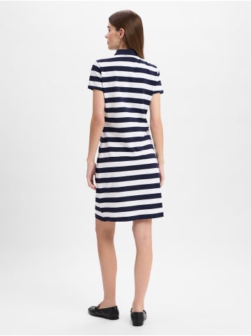 Marie Lund Kleid in marine weiß - 0009