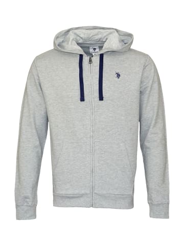 U.S. Polo Assn. Sweatjacke  in grau