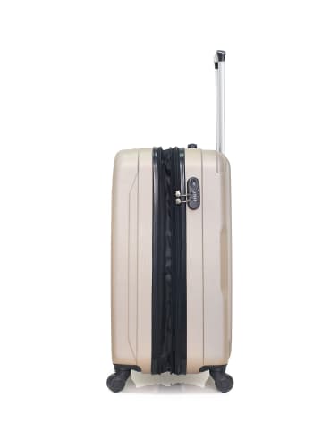 Hero Mittelgroßer Hartschalenkoffer PIRIN-S in Beige (64L)