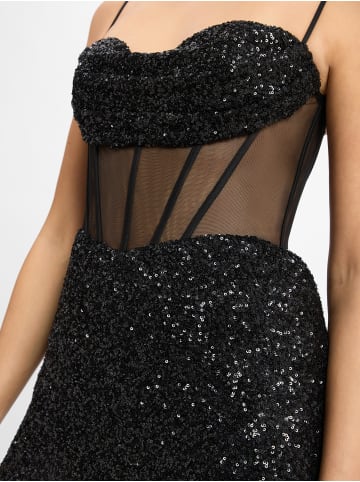 HEY KYLA Paillettenkleid in schwarz - 0001
