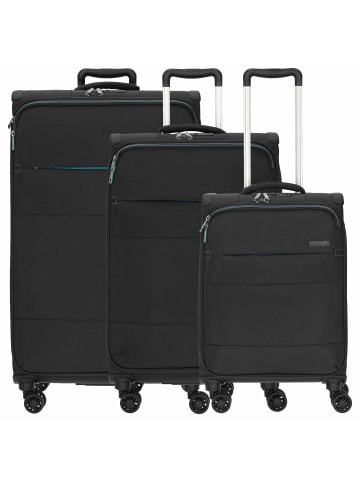 D&N Travel Line 9004 - Trolley-Set, 3tlg. in schwarz