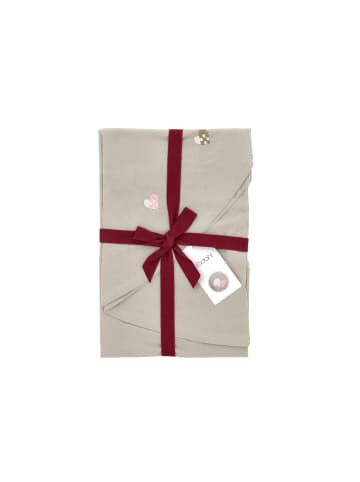 SÖDAHL Christbaum Teppich Christmas Hearts Embroidery in Rose