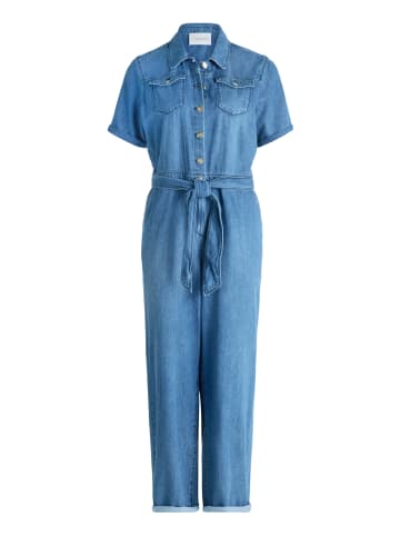 CARTOON Jumpsuit mit Bindegürtel in Blau