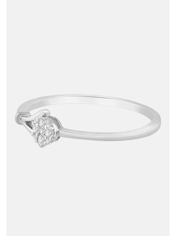 Diamant Exquis Ring aus 375 Weißgold mit Diamant