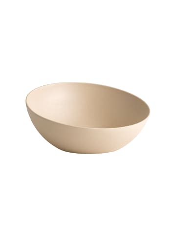 APS Schale in beige, Ø 32,5 cm, H: 8 / 14 cm       