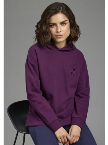 Kangaroos Kapuzensweatshirt in lila