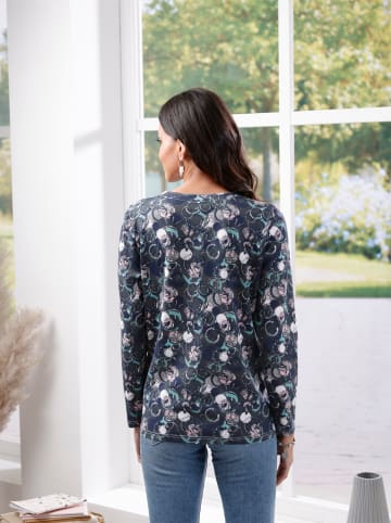 Sieh an! Shirt in anthrazit-bedruckt