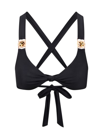 Moda Minx Bikini Top Amour Knot in Schwarz