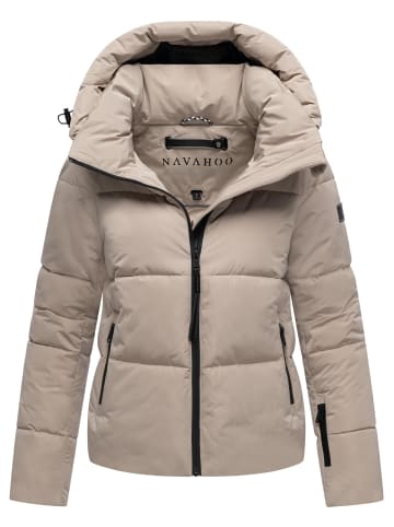 Navahoo Steppjacke Frostherz XIV in Light Taupe