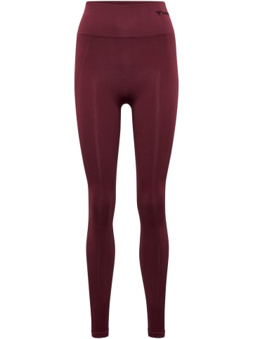 Hummel Hummel Leggings Hmltif Yoga Damen Dehnbarem Schnelltrocknend Nahtlosen in BITTER CHOCOLATE