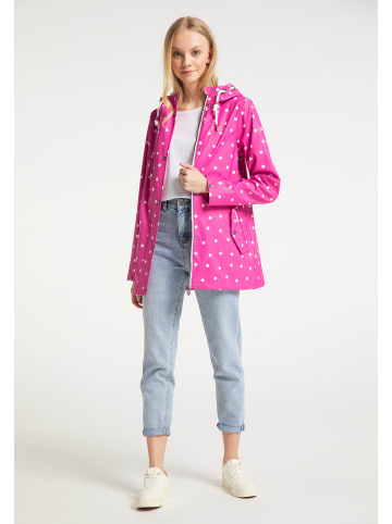 myMo Regenjacke Mit Polka Dots in Pink Aop