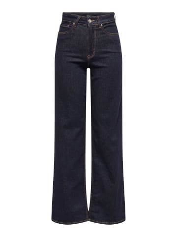 ONLY Jeans mit weitem Bein in Dark Blue Denim