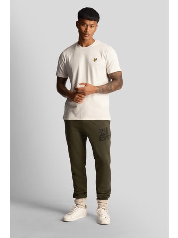 Lyle & Scott Sweathose in Olivgrün