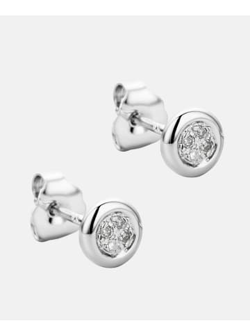 Diamant L'éternel Ohrstecker aus 375 Weißgold mit Diamant