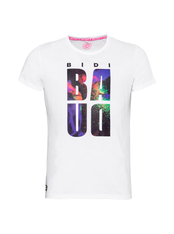 BIDI BADU Demba Lifestyle Tee - white/ neon in weiß