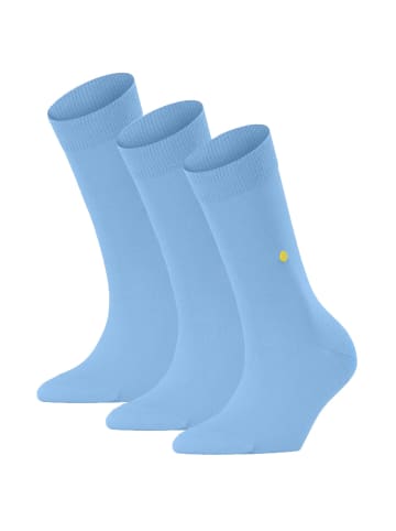 Burlington Socken 3er Pack in Hellblau