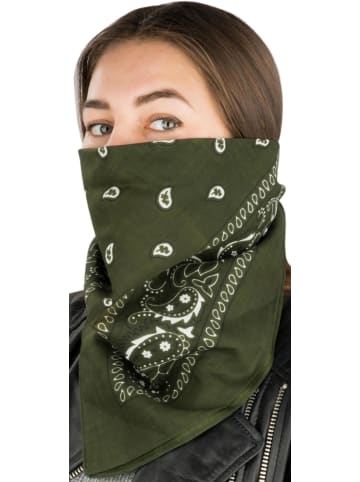 Normani Outdoor Sports 3 Bandana Kopftuch in Oliv/Schwarz