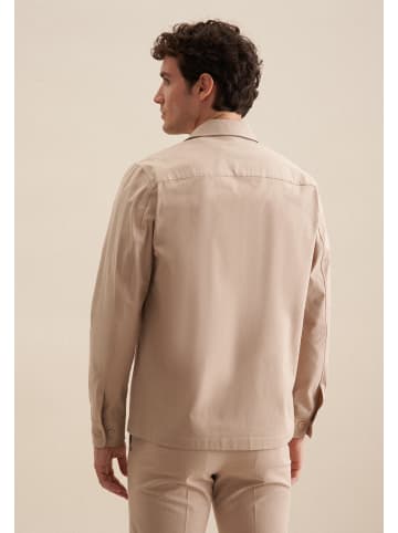 Seidensticker Overshirt Regular in Braun