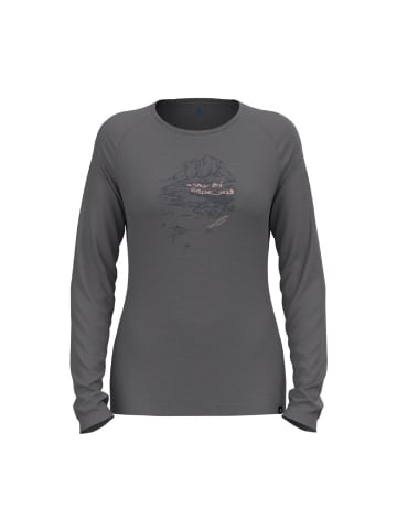 Odlo Longsleep T-shirt crew neck l/s ASCENT in Grau