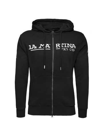 La Martina Sweatjacke XMF302 XT in schwarz