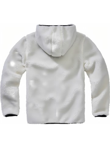 Brandit Pullover "Teddyfleece Worker Pullover" in Weiß